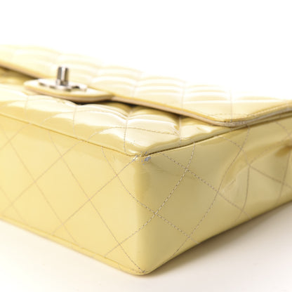 Chanel Patent Quilted Medium Single Flap Yellow 7 of 10