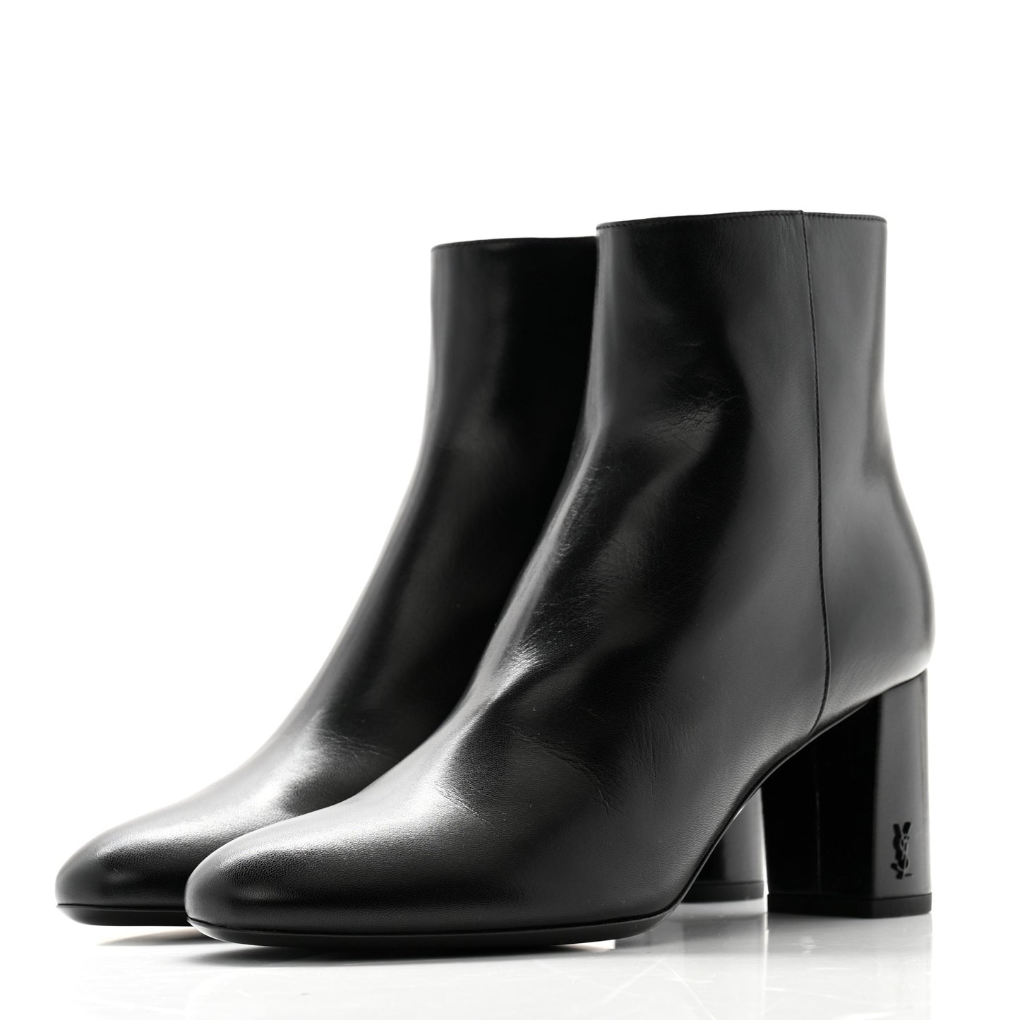 Nappa Vendome Loulou Ankle Zip Boot 38 Black