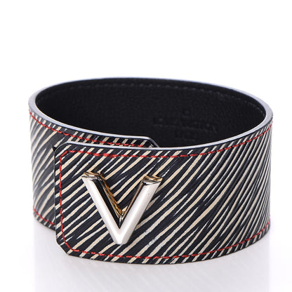 Louis Vuitton Epi Twist It Cuff Bracelet 19 Denim Dark 4 of 7