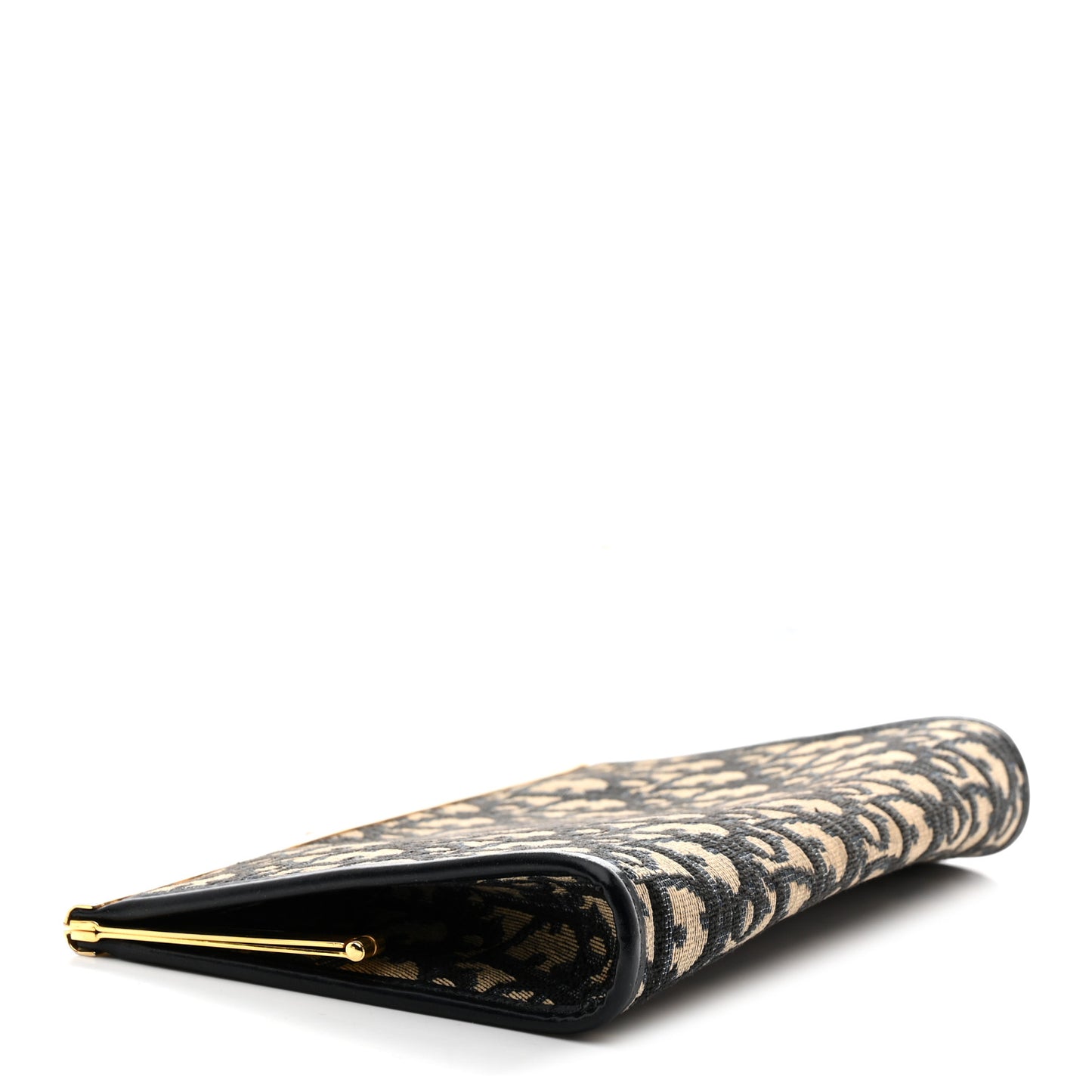 Monogram Clutch Navy Blue