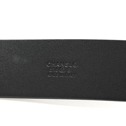 Chanel Calfskin Chain CC Belt 95 38 Black 5 of 8