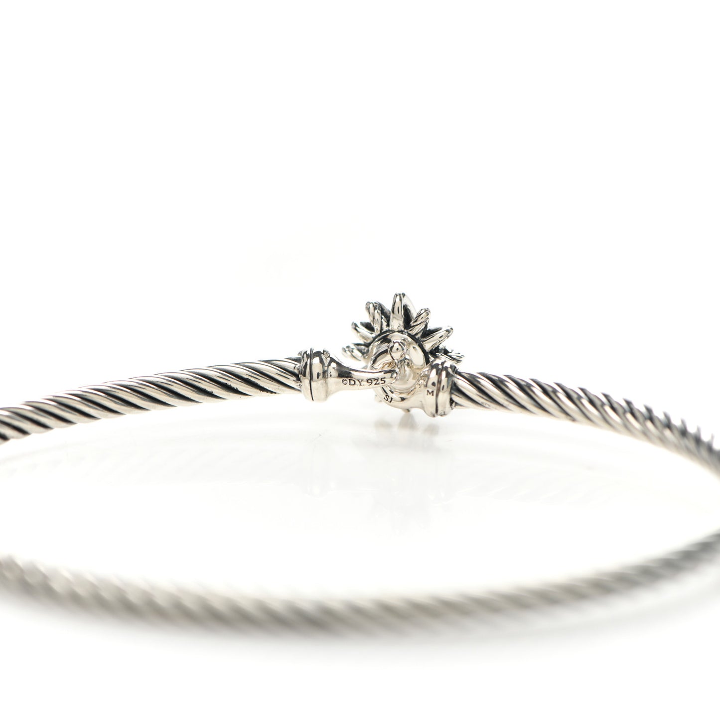 Sterling Silver Diamond Starburst Bracelet