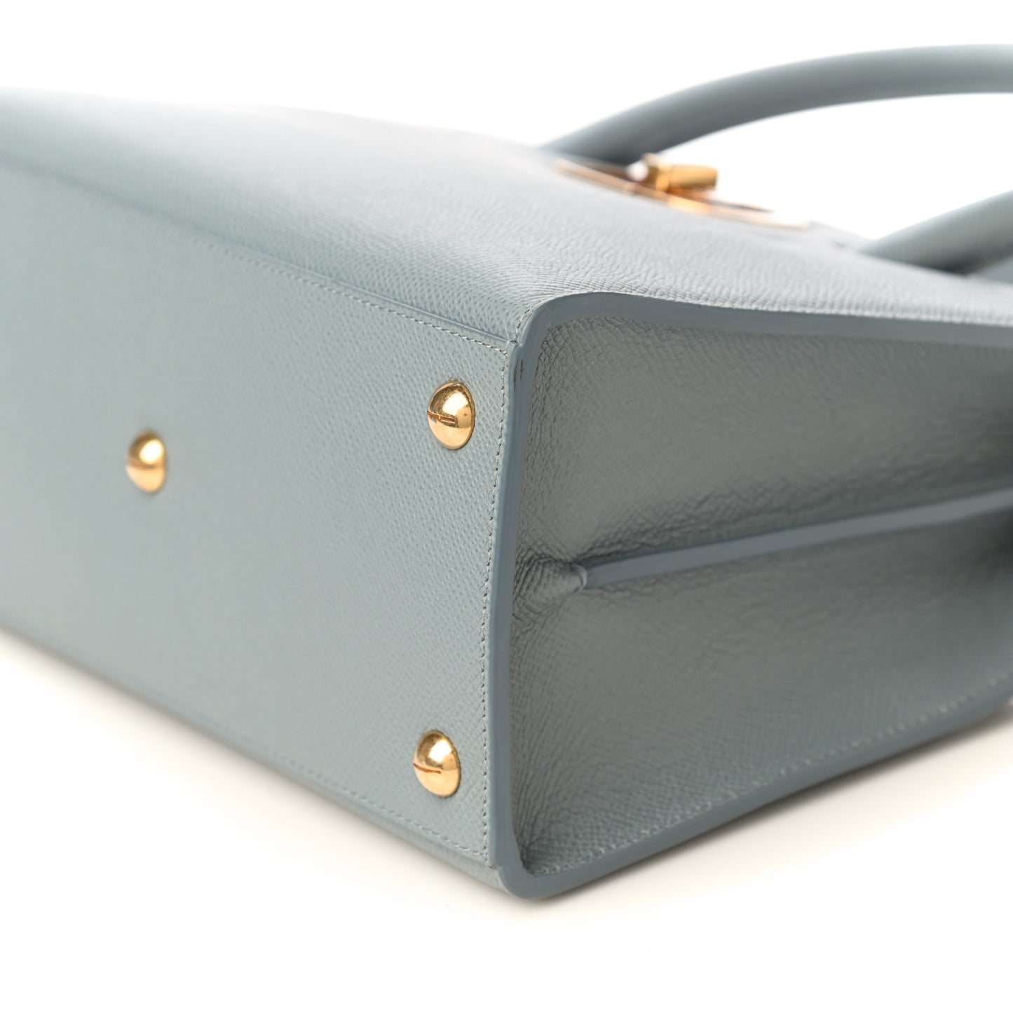 Grained Calfskin Medium St. Honore Tote Cloud Blue