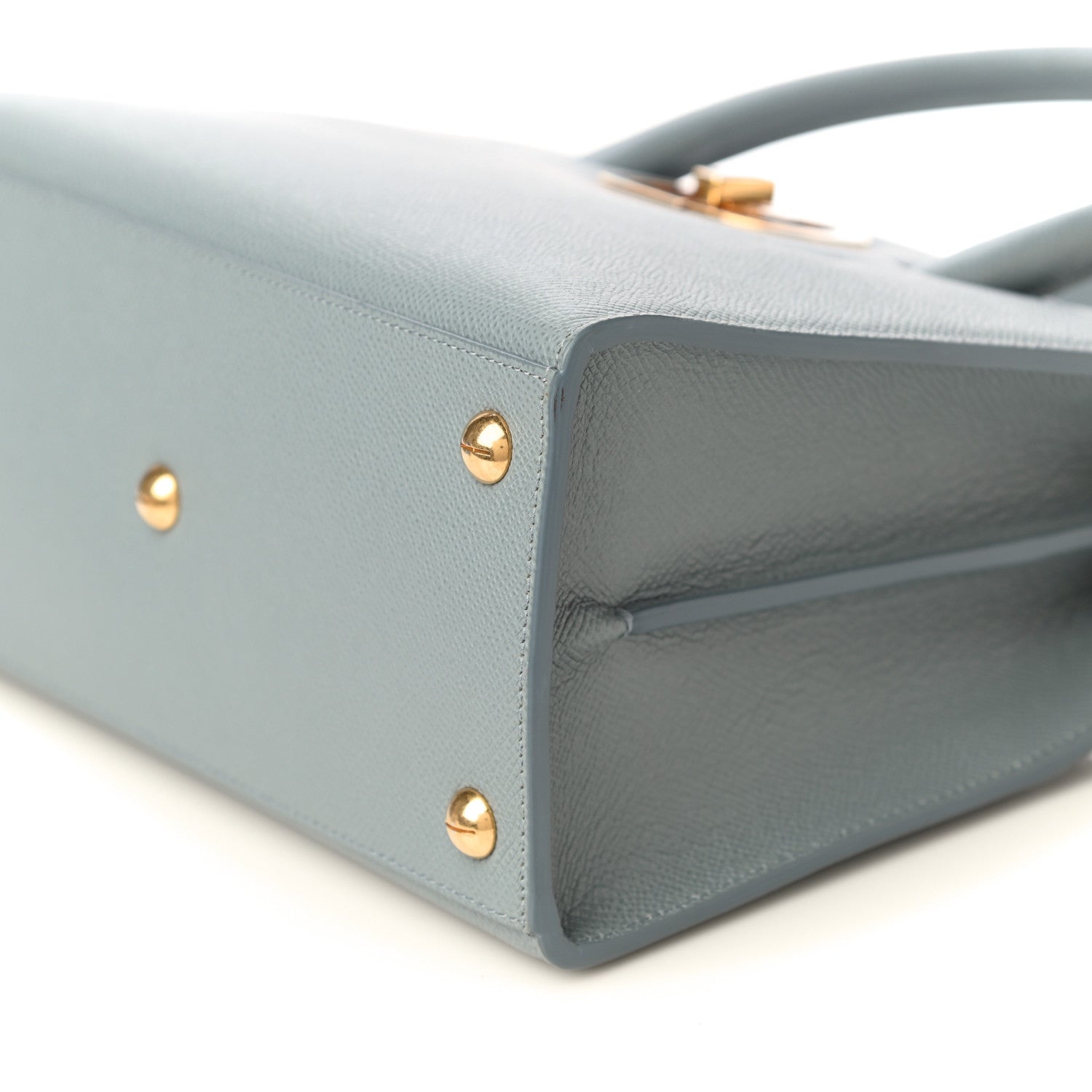 Christian Dior Grained Calfskin Medium St. Honore Tote Cloud Blue 5 of 10