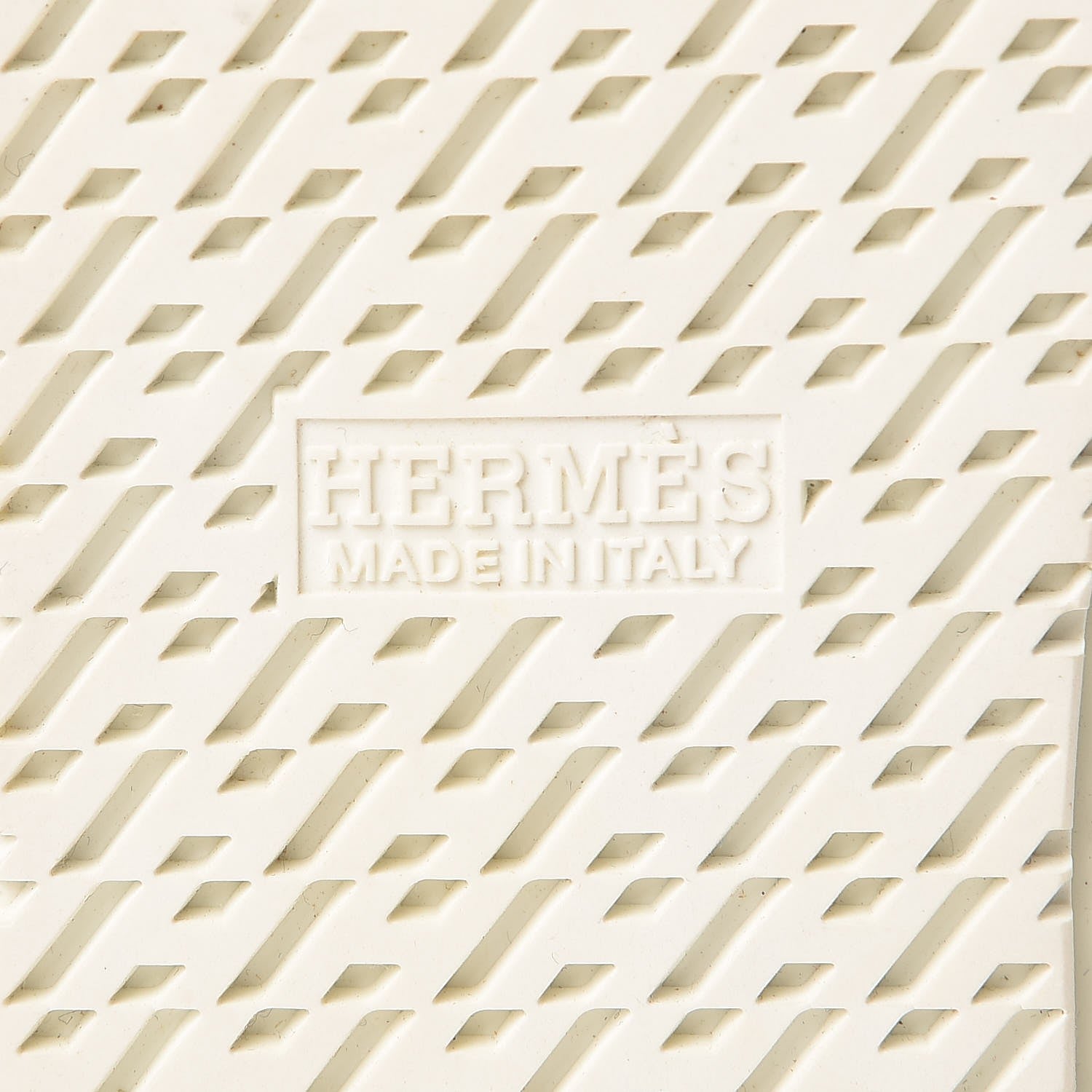 Hermes Calfskin Perforated Jimmy High Top Sneakers 38 Naturel 7 of 9
