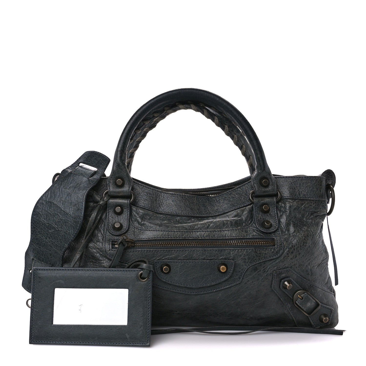 Balenciaga Agneau Classic Hardware First Anthracite 1 of 12