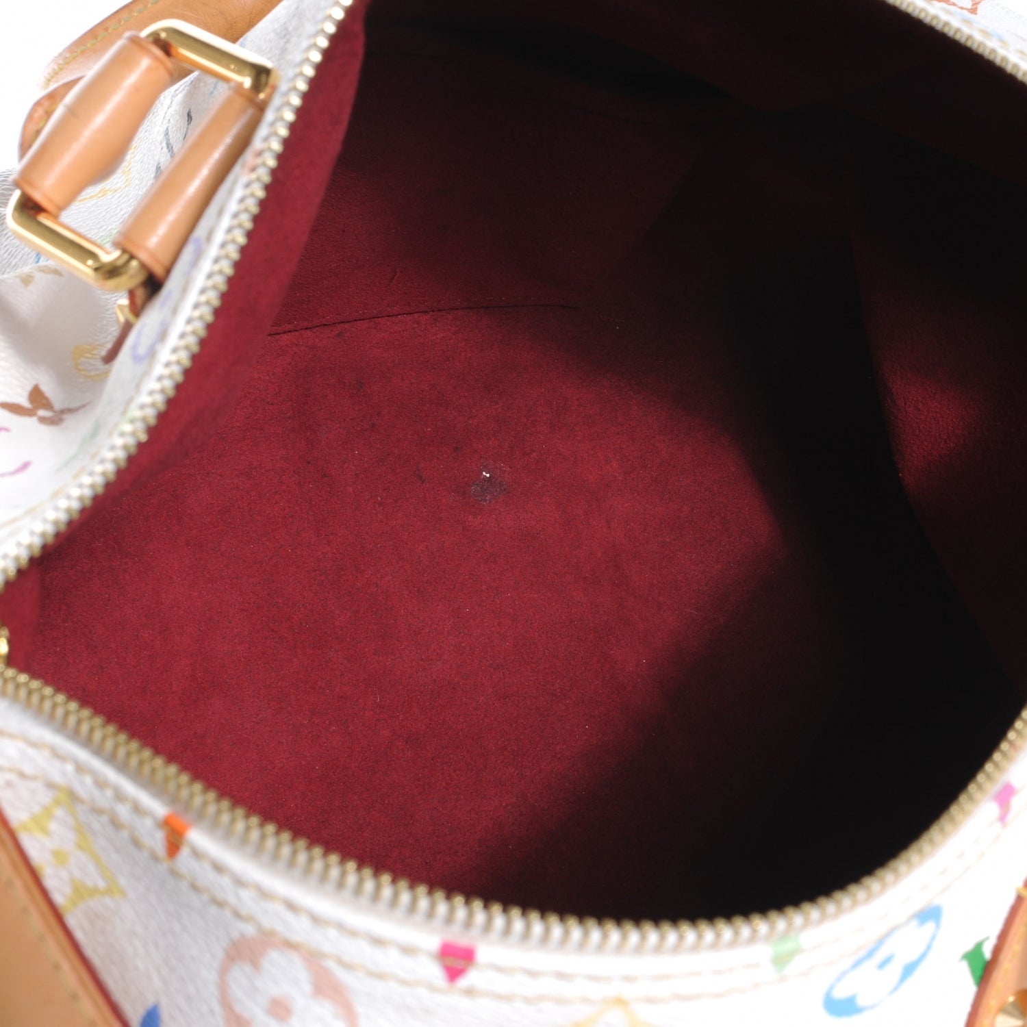 Louis Vuitton Monogram Multicolor Speedy 30 White 7 of 8