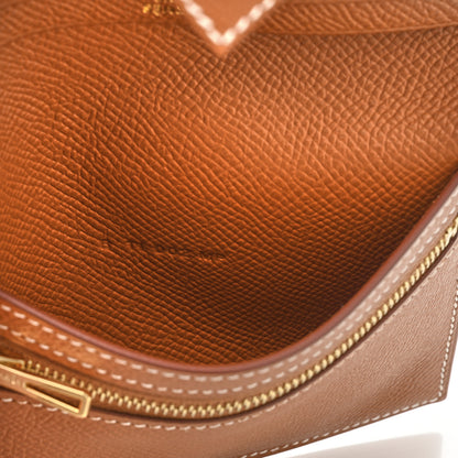 Hermes Epsom Bearn Compact Wallet Gold 7 of 8