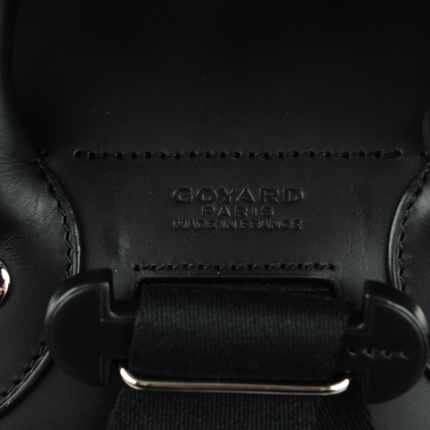 Goyard Goyardine Calfskin Alpin Backpack Black 6 of 6