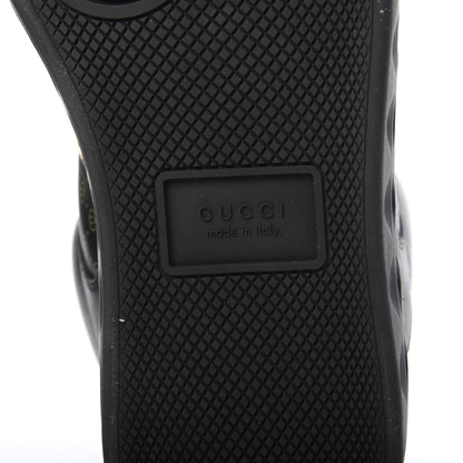 Gucci X DAPPER DAN Calfskin Laminated Ayers GG Micro Monogram Womens High Top Sneakers 35.5 Black 6 of 9