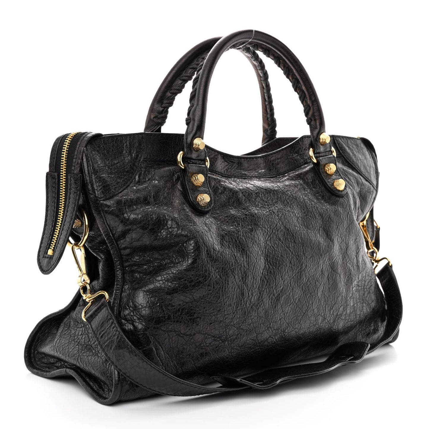 Agneau Giant 12 Gold Hardware City Black