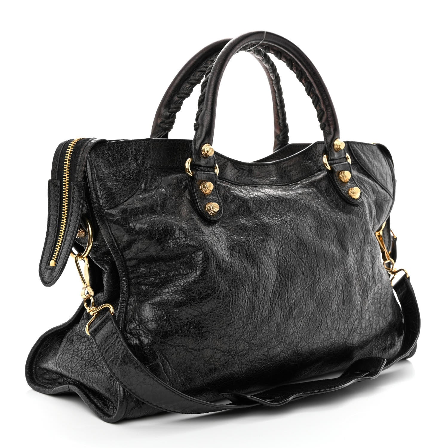 Balenciaga Agneau Giant 12 Gold Hardware City Black 3 of 10