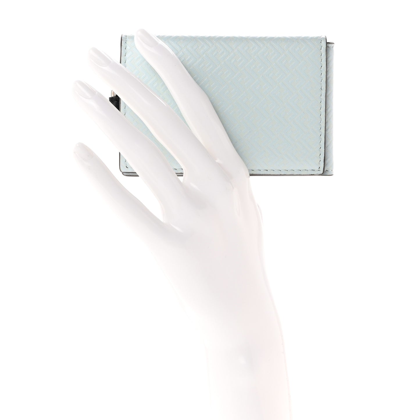 Vitello Grace Light Micro FF Embossed Card Case With Strap Baleari