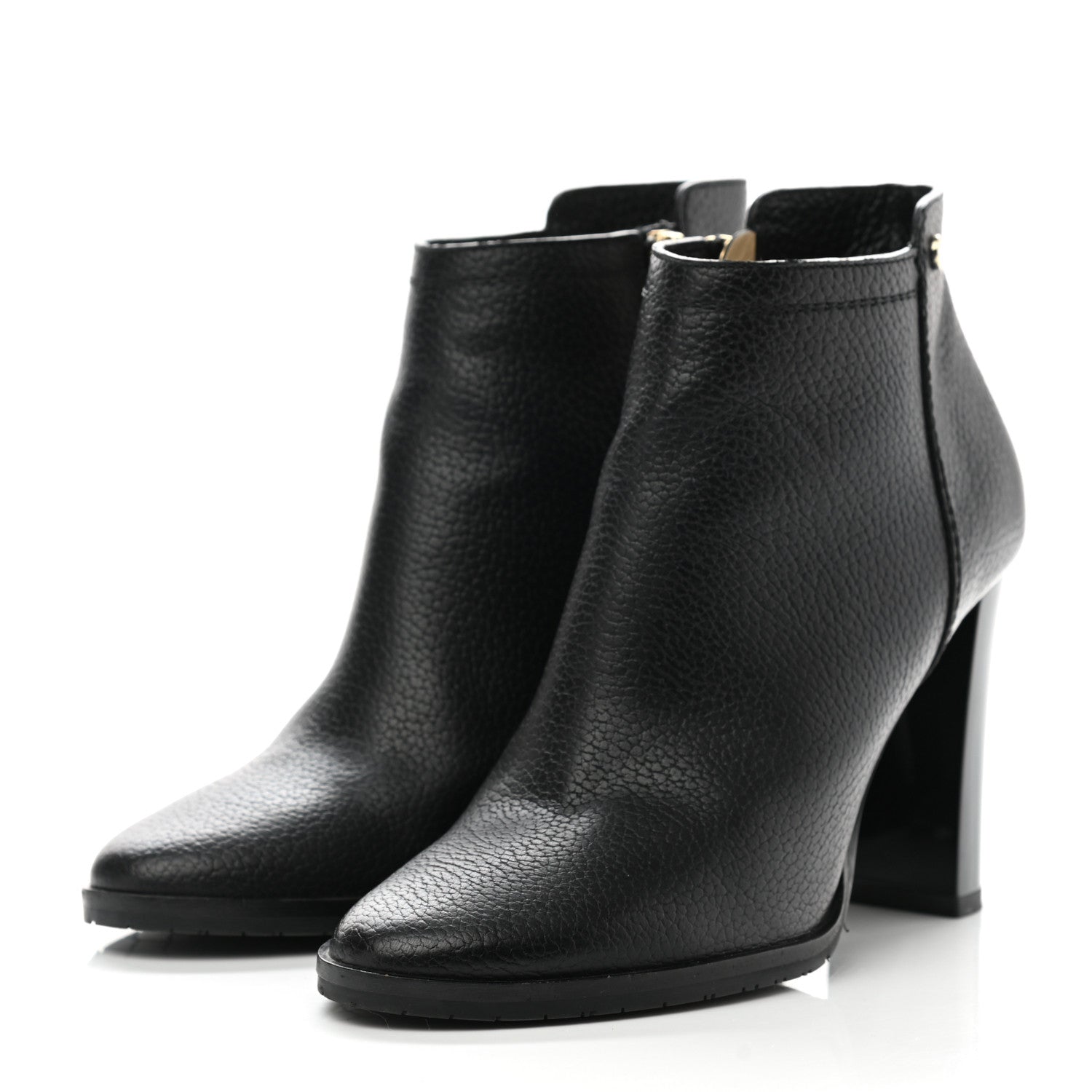 Jimmy Choo Grainy Calfskin Hart Ankle Boots 35.5 Black 3 of 7
