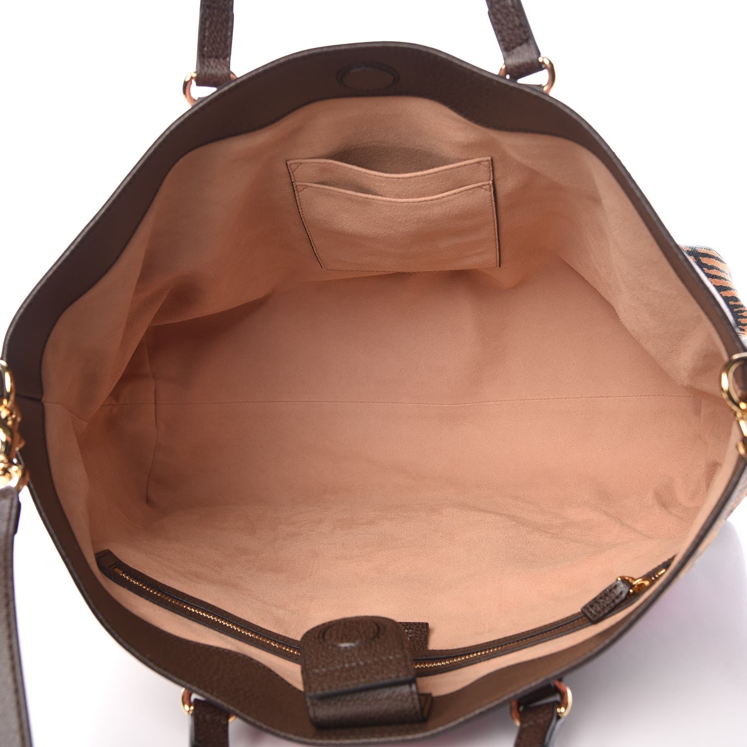 Gucci Soft GG Supreme Monogram Bengal Medium Crossbody Tote Beige Pink 6 of 9