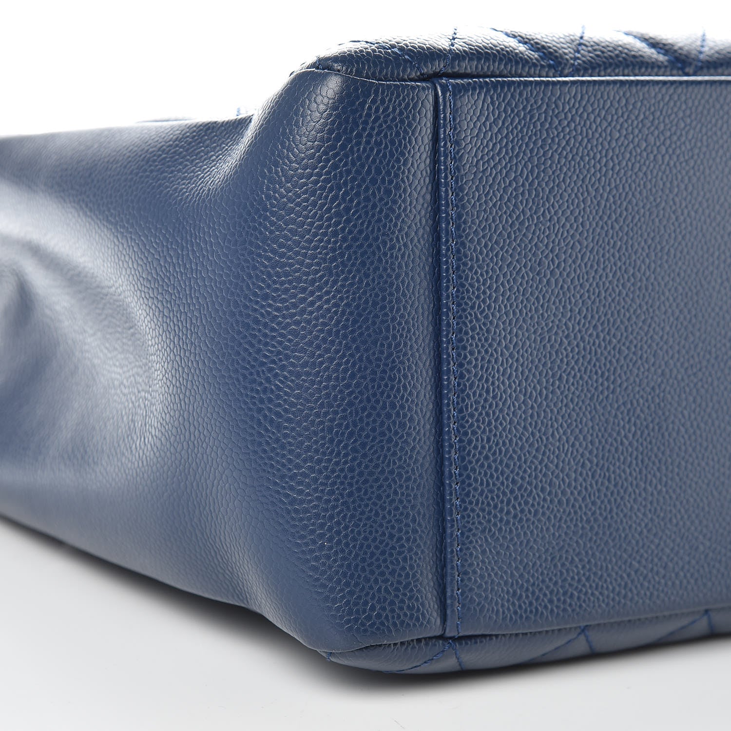 Chanel Caviar Quilted Grand Shopping Tote GST Dark Navy Blue 13 of 17