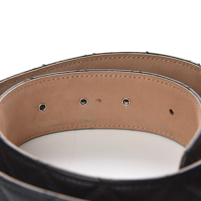 Chanel Aged Calfskin Quilted Reissue Belt 75 30 Black 7 of 11