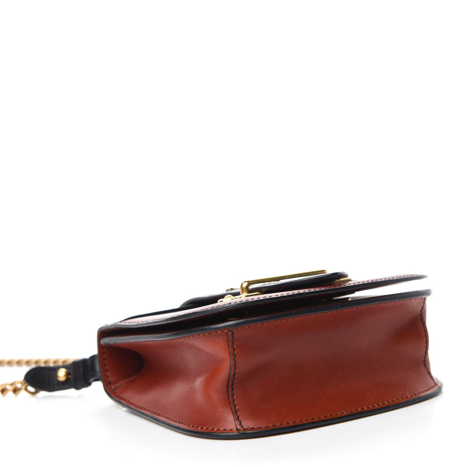 Prada City Calf Saffiano Cahier Crossbody Bag Cotto Black 4 of 9