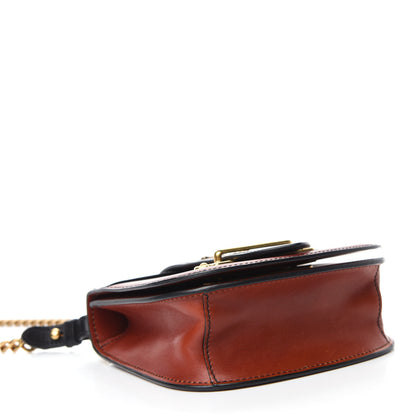 Prada City Calf Saffiano Cahier Crossbody Bag Cotto Black 4 of 9