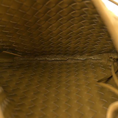 Bottega Veneta Suede Intrecciato Medium Sardine Bag Limonite 6 of 11