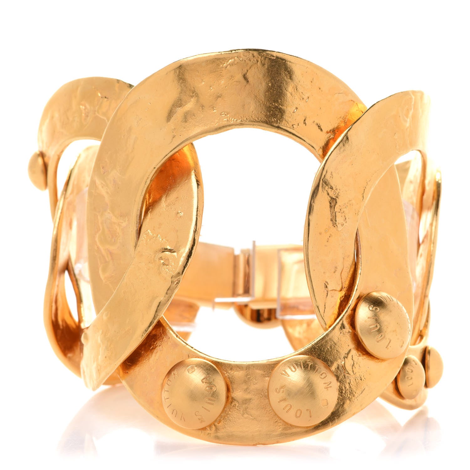 Louis Vuitton Martele Bracelet Gold 1 of 5