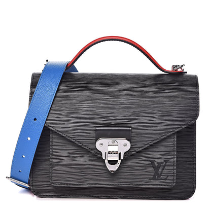 Louis Vuitton Epi Neo Monceau Black Coquelicot Blue Roi Safran 1 of 8