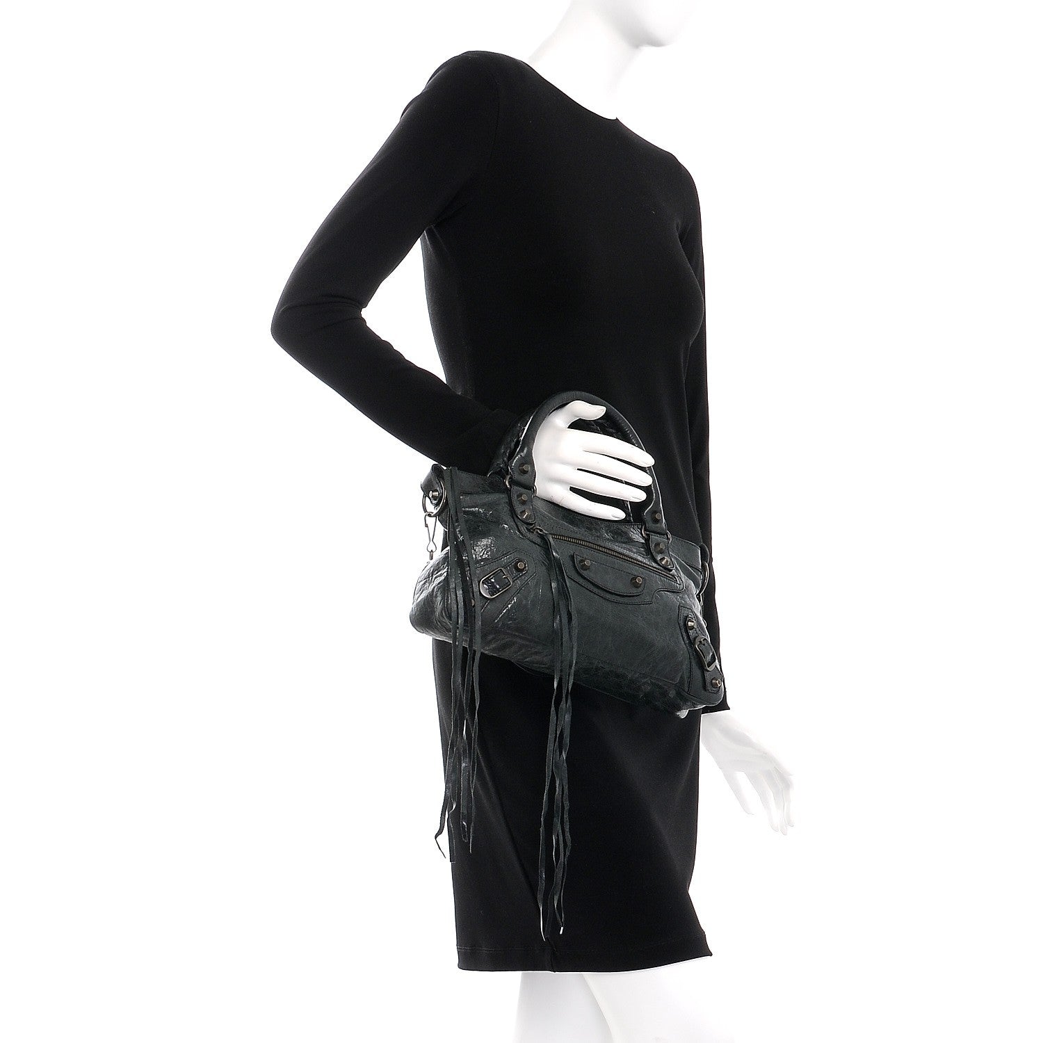 Balenciaga Agneau Classic Hardware First Black 2 of 8