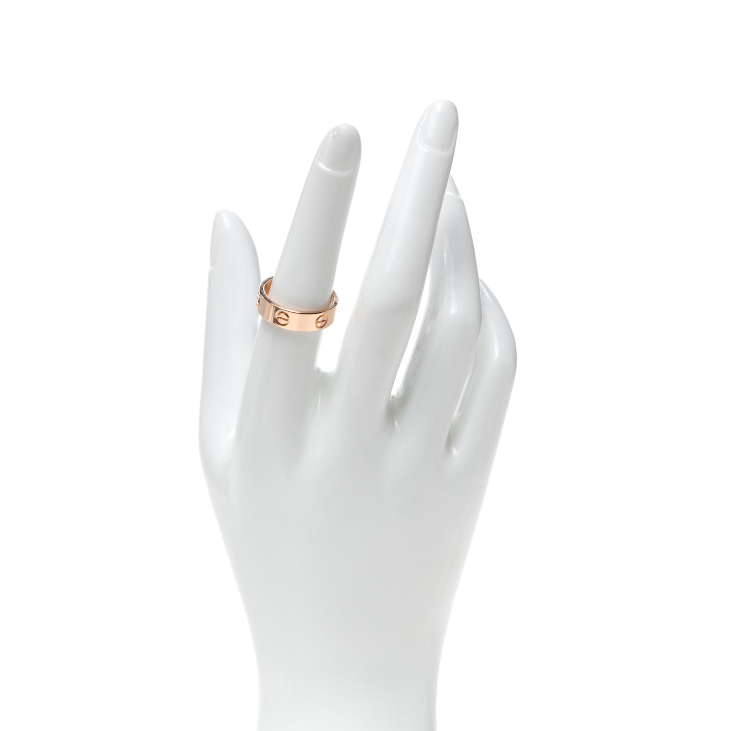 Cartier 18K Pink Gold 5.5mm LOVE Ring 55 7.25 2 of 6