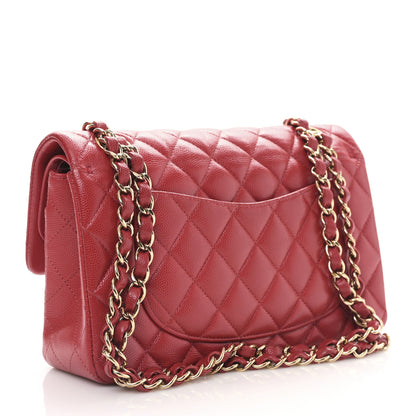 Chanel Caviar Quilted Small Double Flap Red 5 of 19