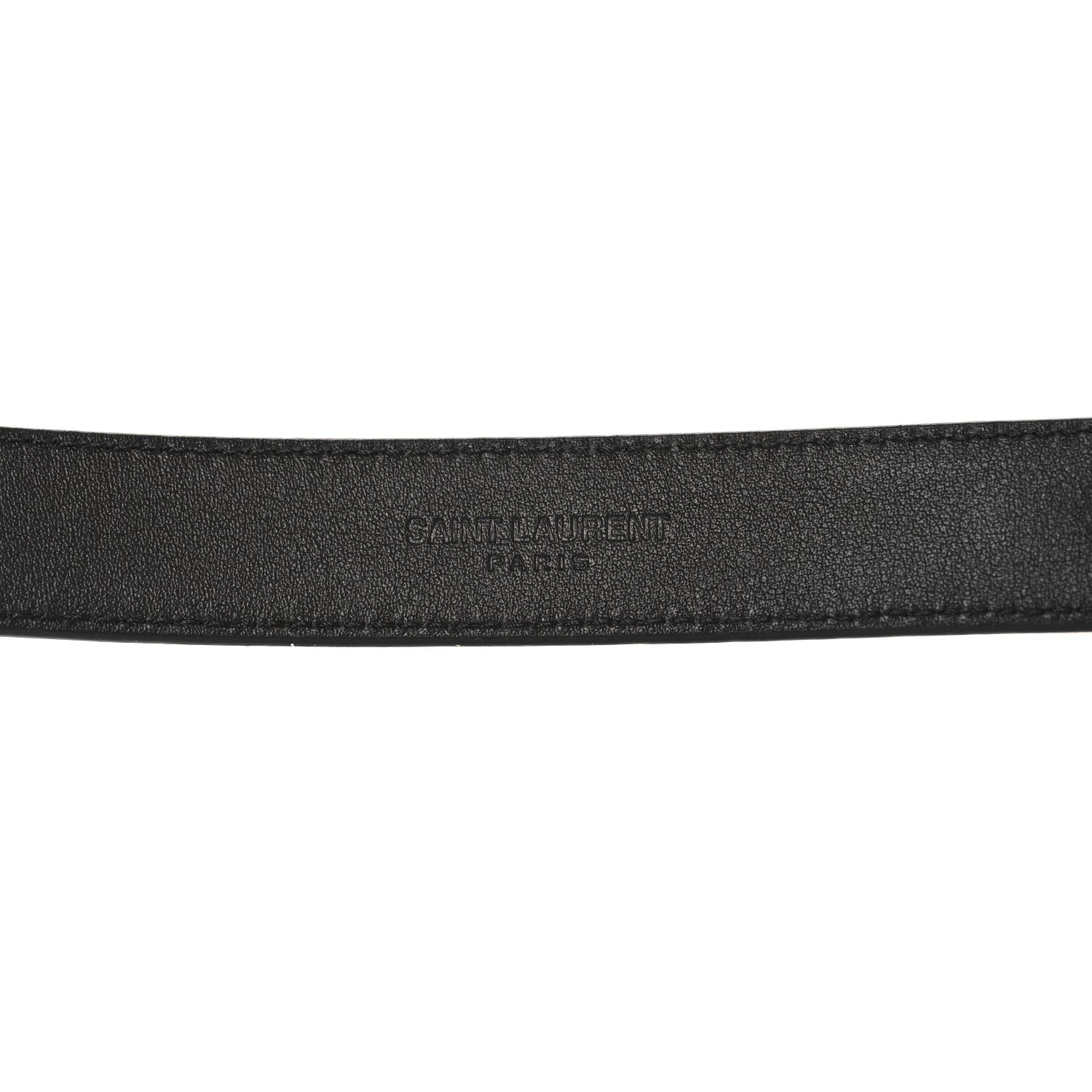 Saint Laurent Smooth Calfskin 20mm Cintura Belt 75 30 Belt  Black 5 of 6