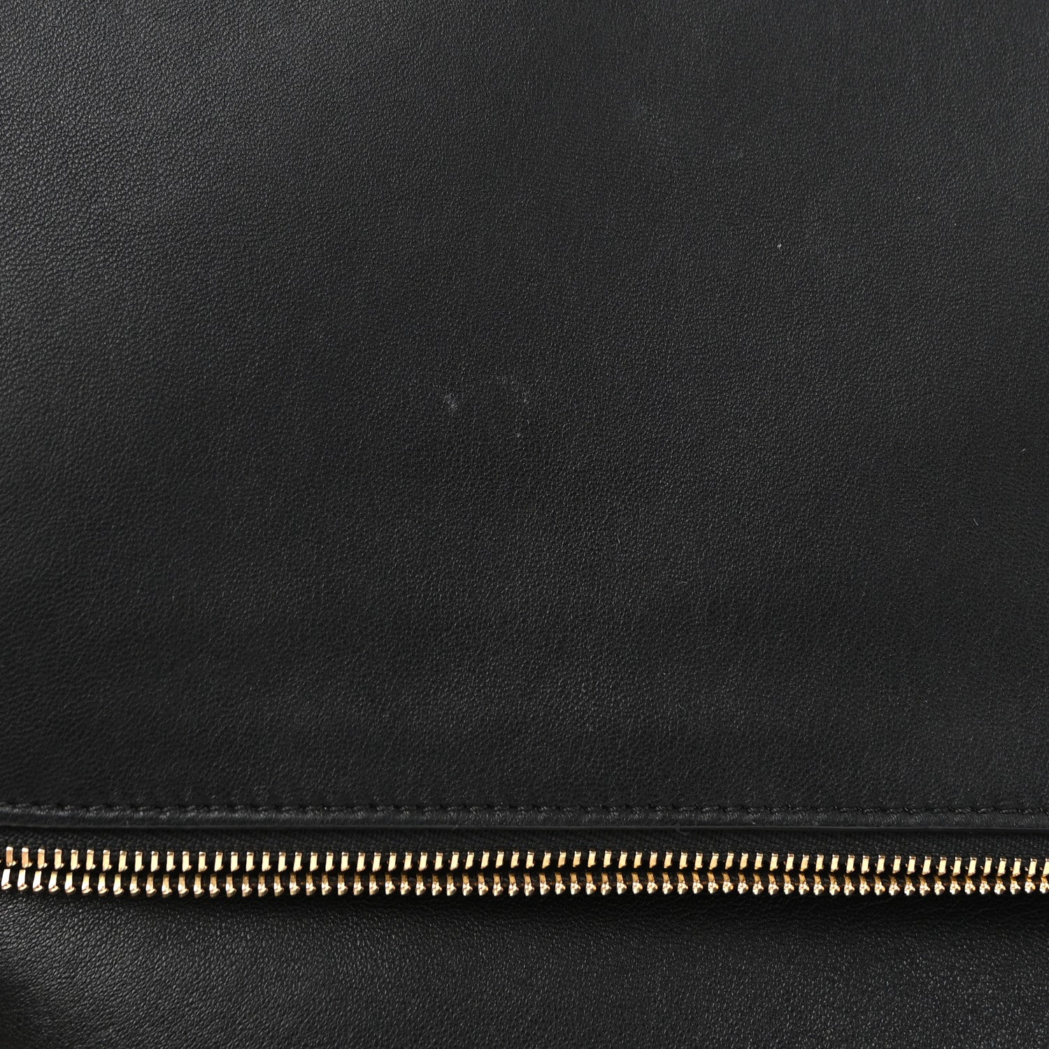 Celine Calfskin Folded Clutch Black Grass 13 of 14