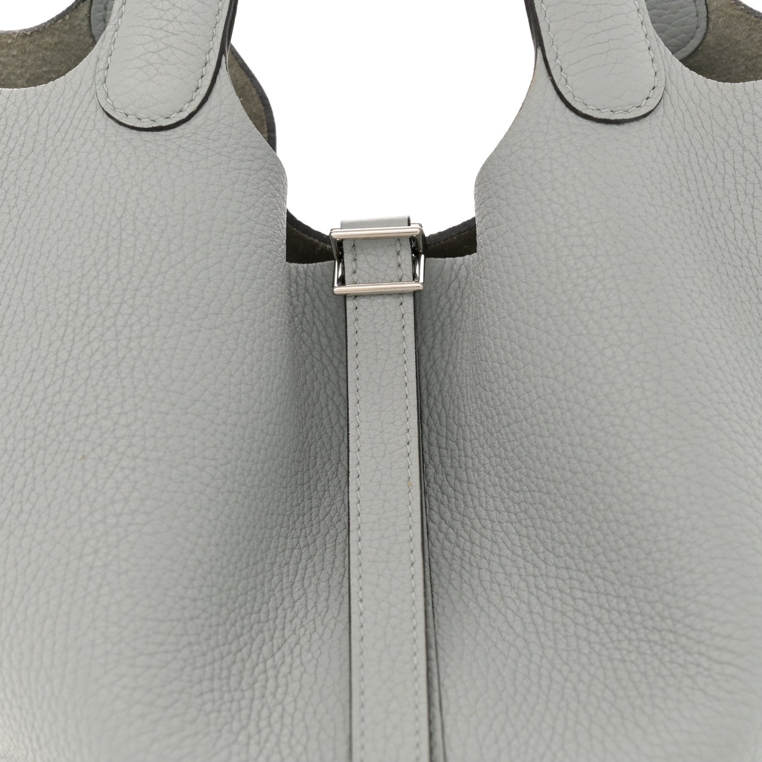 Hermes Taurillon Clemence Picotin Lock 22 MM Bleu Pale 8 of 11