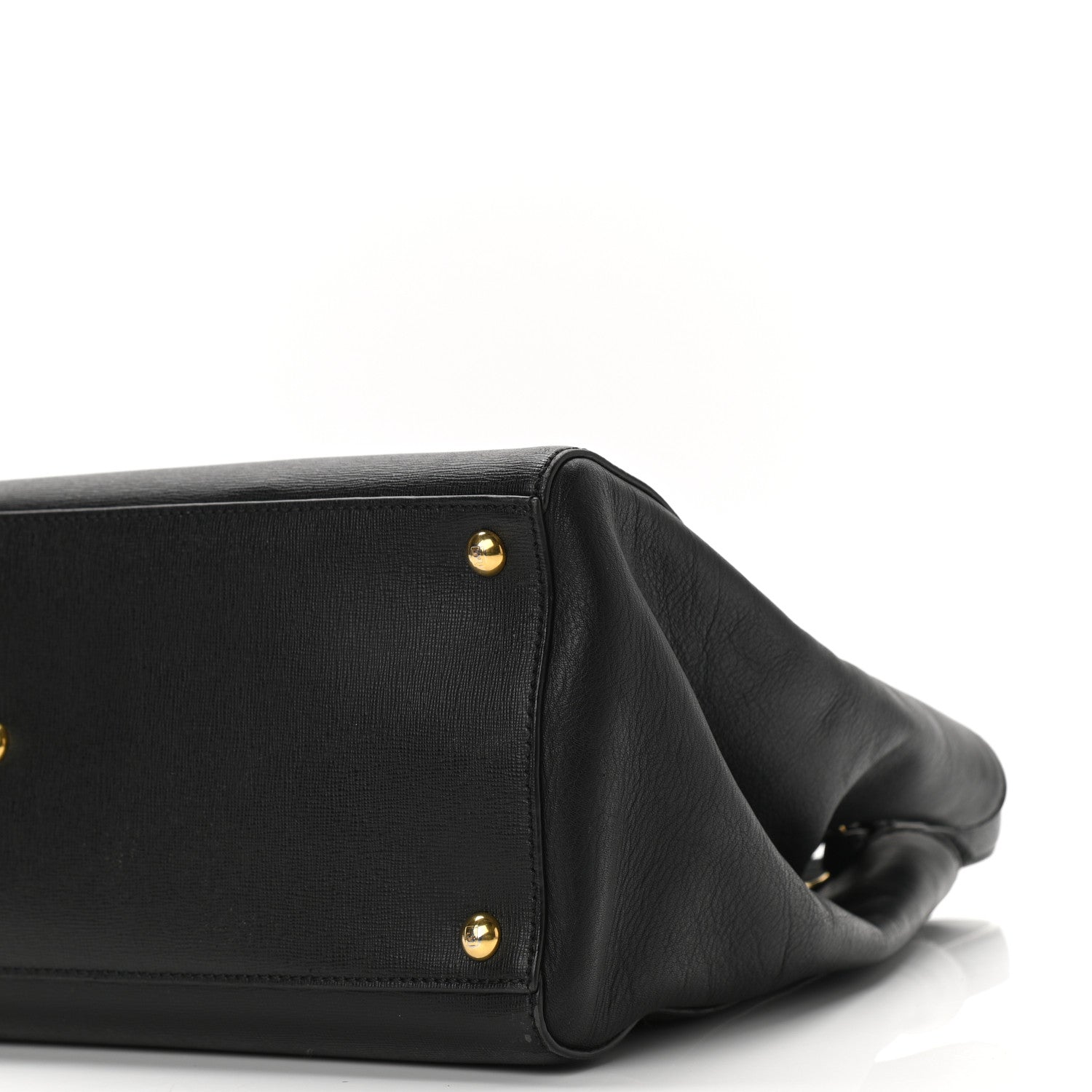 Fendi Vitello Elite Regular 2Jours Tote Black 10 of 12