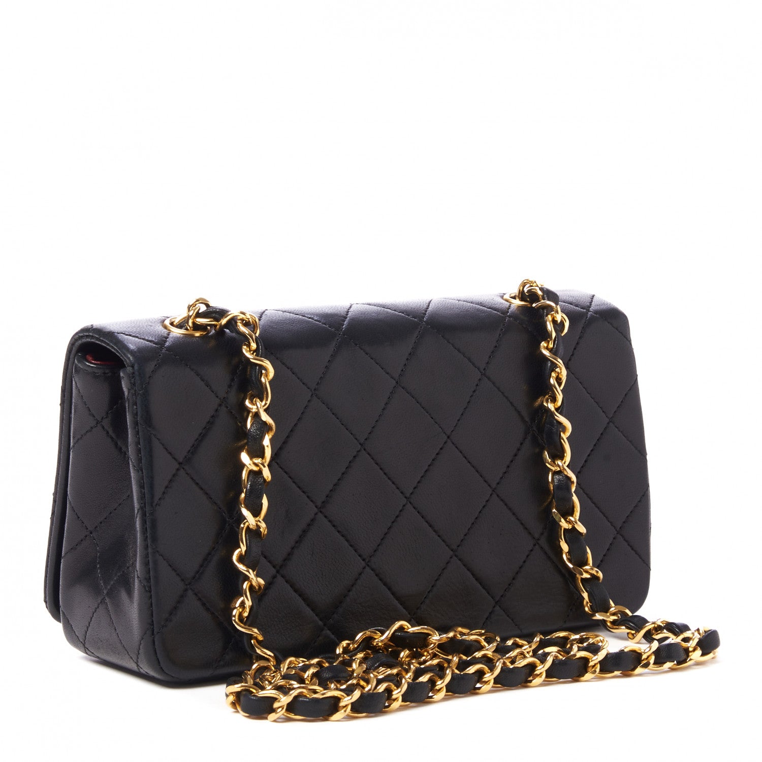 Chanel Lambskin Quilted Small Single Flap Black 3 of 11