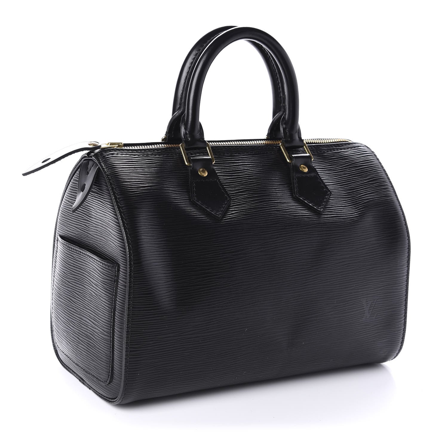 Louis Vuitton Epi Speedy 25 Black 3 of 14