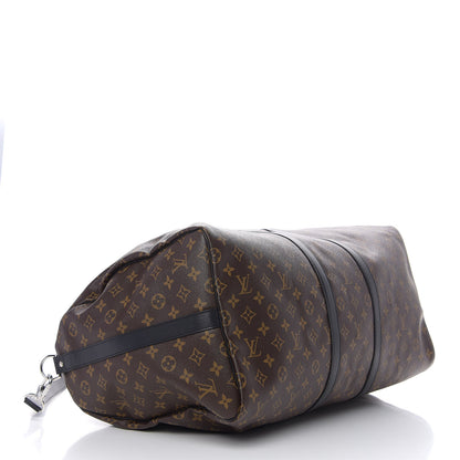 Louis Vuitton Monogram Macassar Keepall Bandouliere 55 3 of 9