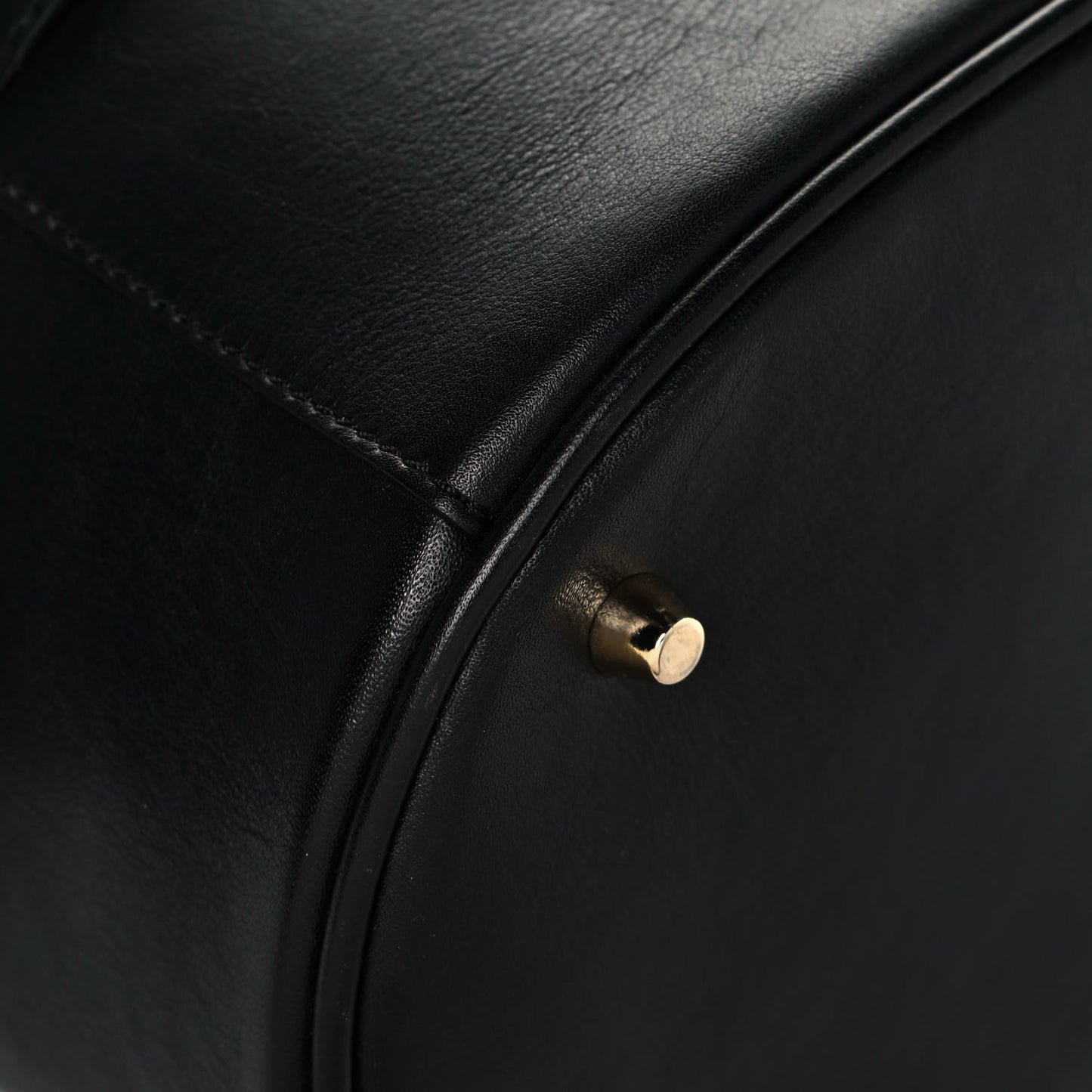 Nubuck Canvas Check Beckett Bucket Bag Black