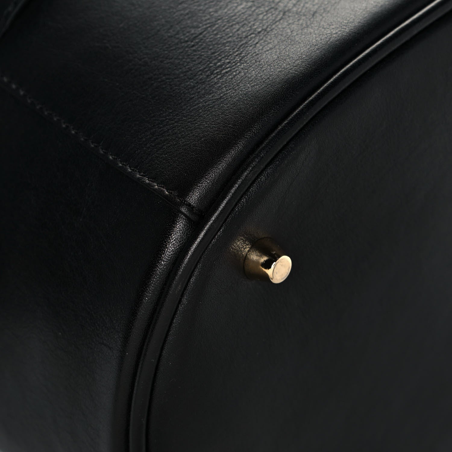 Burberry Nubuck Canvas Check Beckett Bucket Bag Black 11 of 13