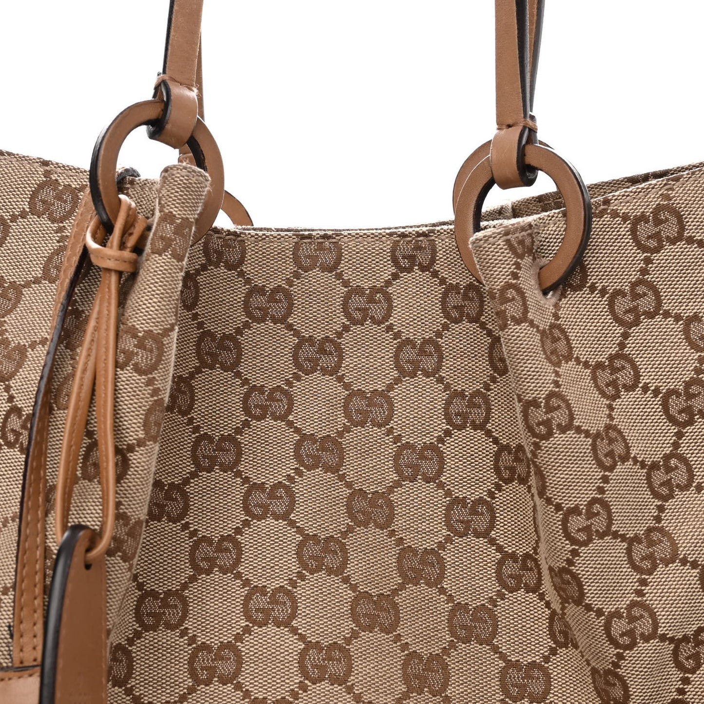 Monogram Calfskin Tote Brown