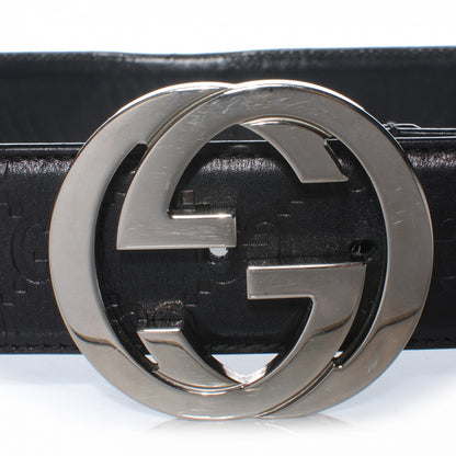 Gucci Guccissima GG Belt Black 90 36 3 of 5