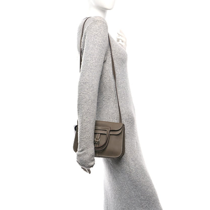 Hermes Taurillon Clemence Halzan 25 Etoupe 2 of 10