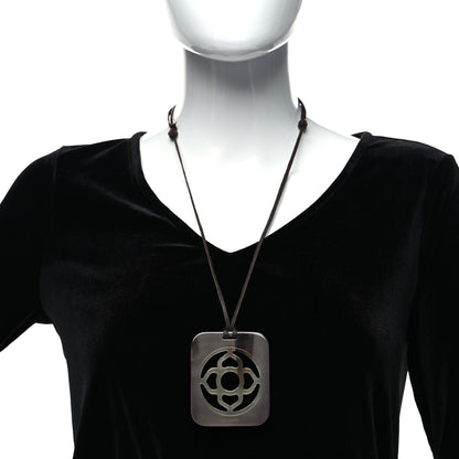 Hermes Buffalo Horn Lacquer Lift Necklace 2 of 4