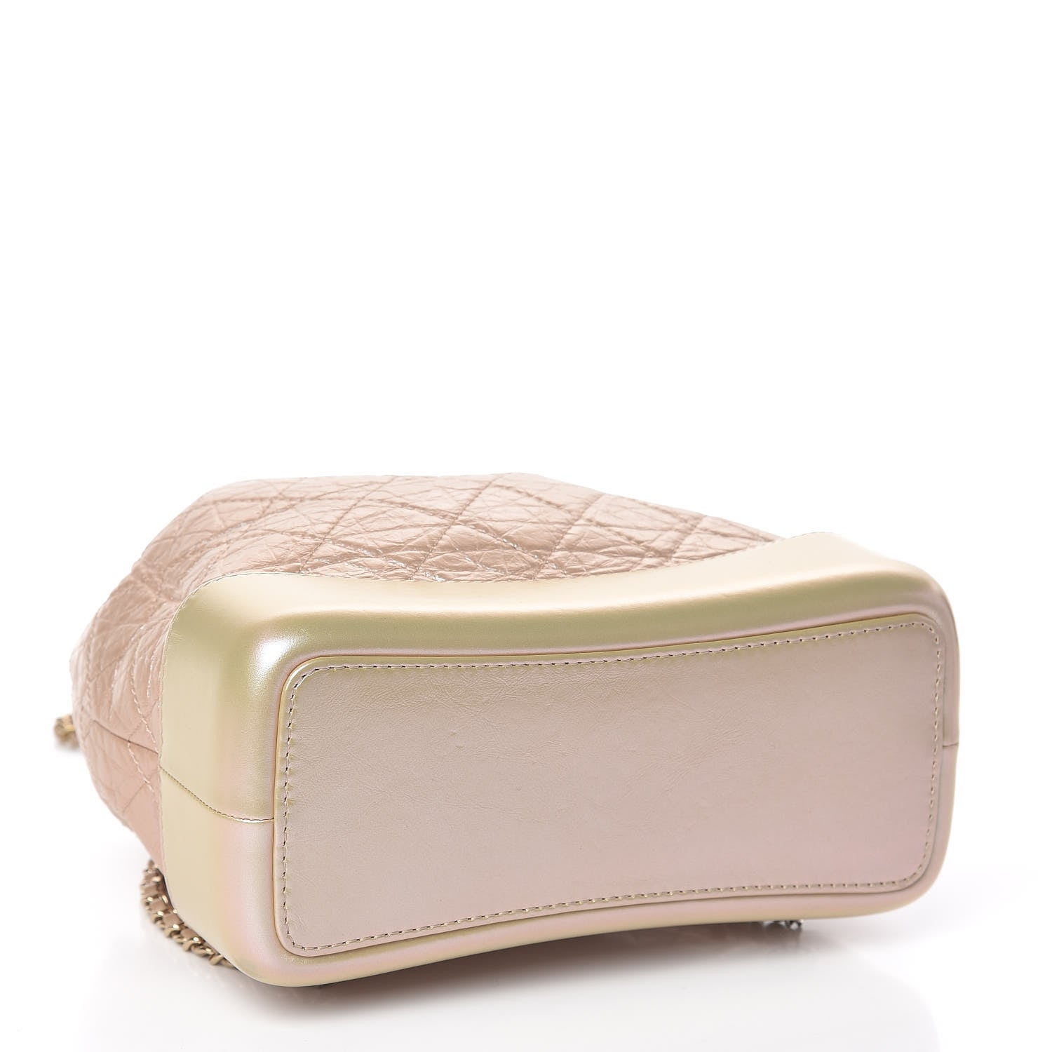 Chanel Iridescent Lambskin Calfskin Small Quilted Gabrielle Backpack Light Pink 4 of 10