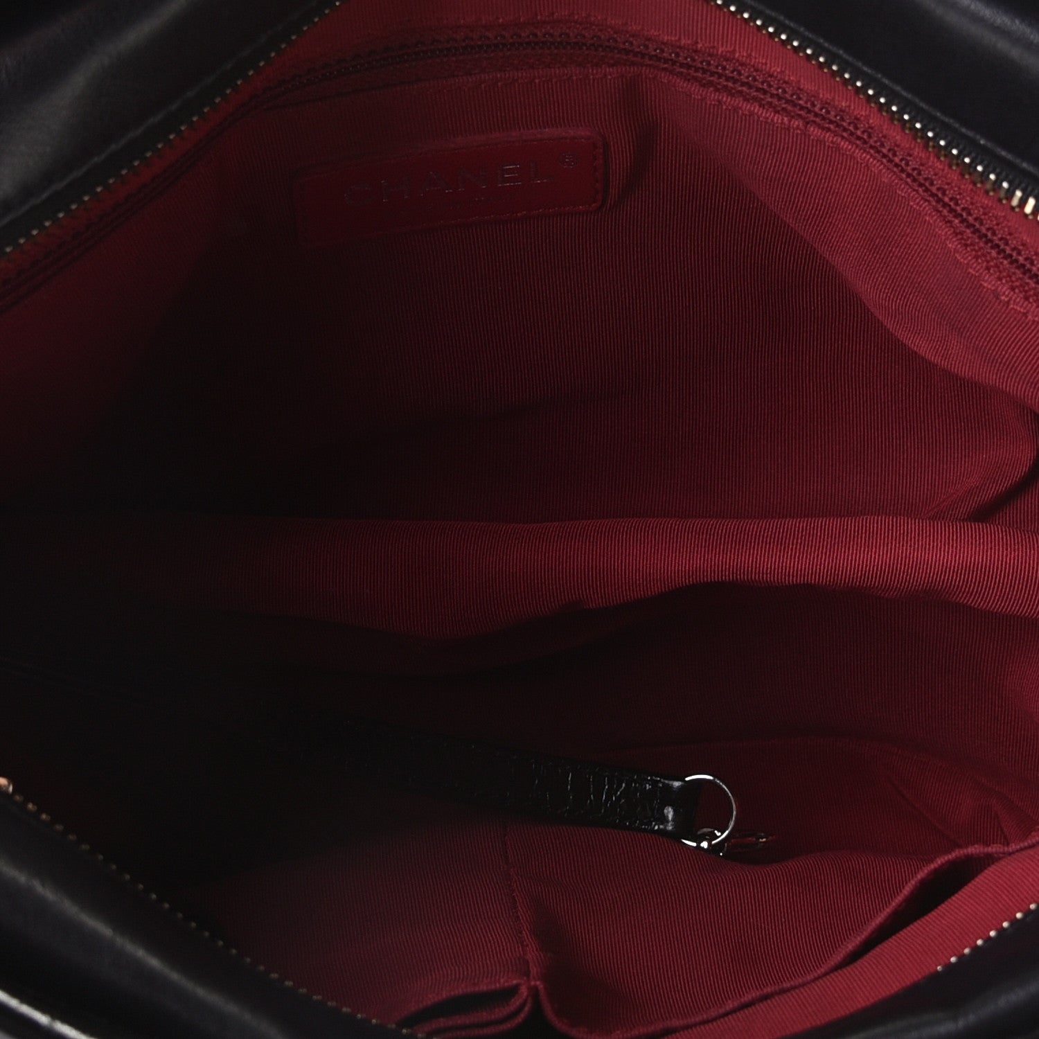 Chanel Aged Calfskin Quilted Large Gabrielle Hobo Black 7 of 8