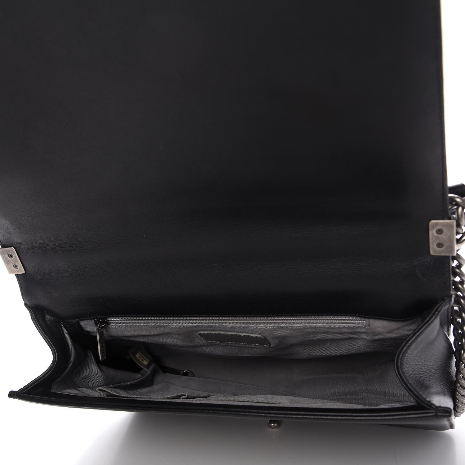 Chanel Calfskin Quilted Large Boy Flap Black 5 of 10