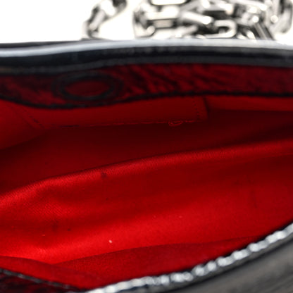 Christian Louboutin Patent Vog Small Loubitwist Clutch Black 5 of 9
