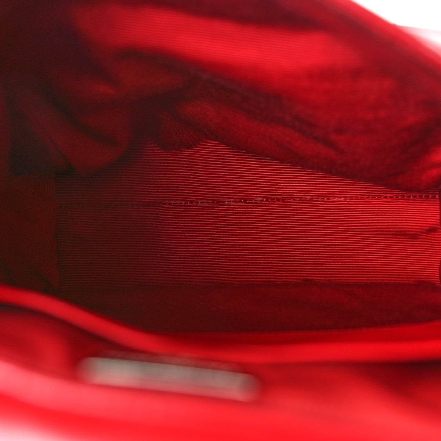 CHRISTIAN DIOR Lambskin Cannage Large Stardust Backpack Red