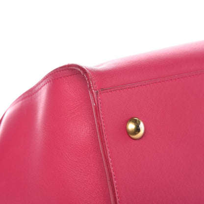 Saint Laurent Calfskin Small Classic Y Cabas Fuchsia 12 of 13