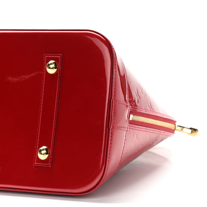 Louis Vuitton Vernis Alma MM Pomme D'Amour 9 of 9