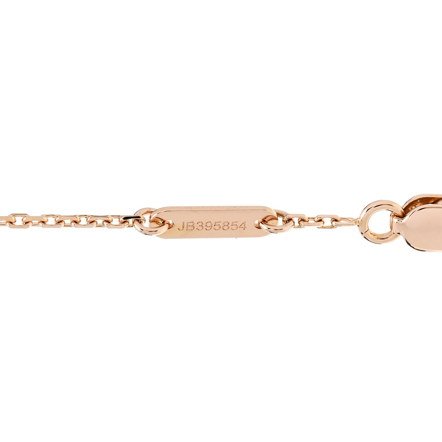 18K Rose Gold Carnelian Sweet Alhambra Bracelet